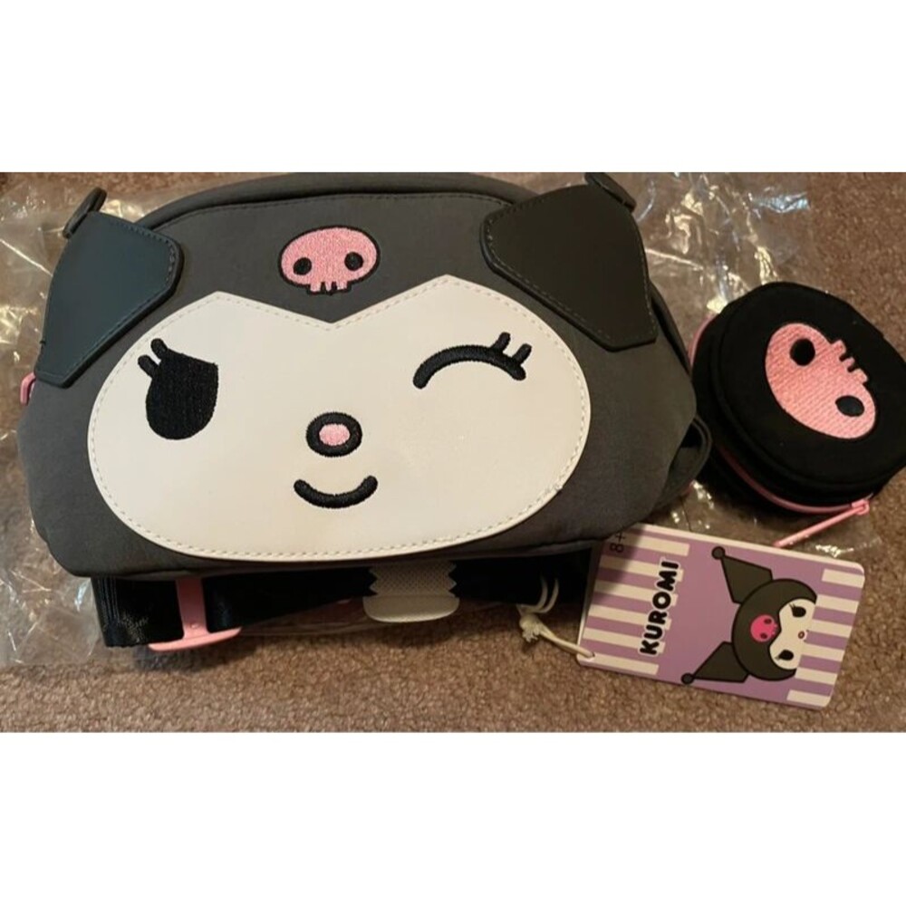 Kuromi Sanrio 2pc Fanny pack & coin purse Loungefly